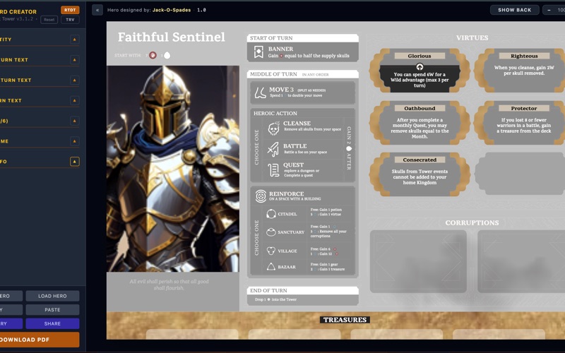 Hero Board Creator screenshot