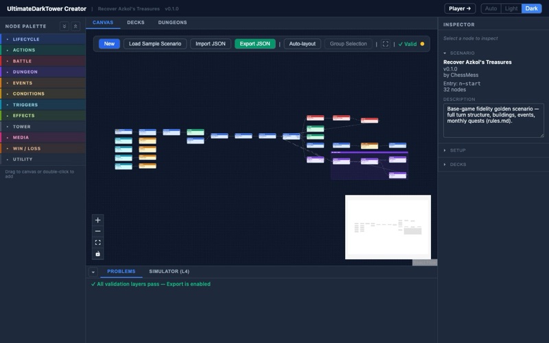 Scenario Creator screenshot