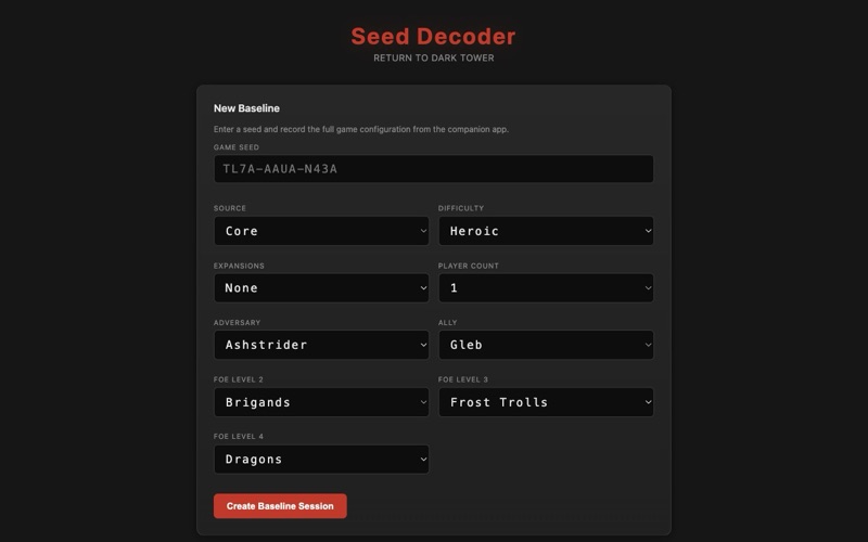 Seed Decoder screenshot