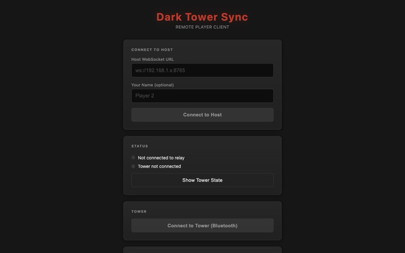 Dark Tower Sync screenshot